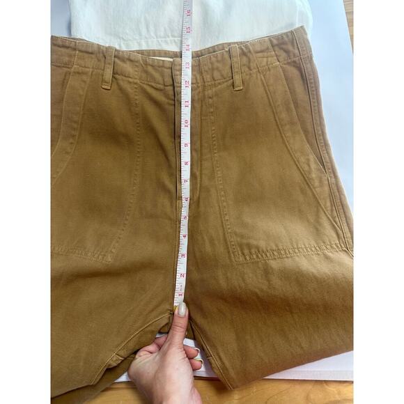 Nili Lotan Luna Drop Crotch Pant in Tawny - Picture 7 of 8